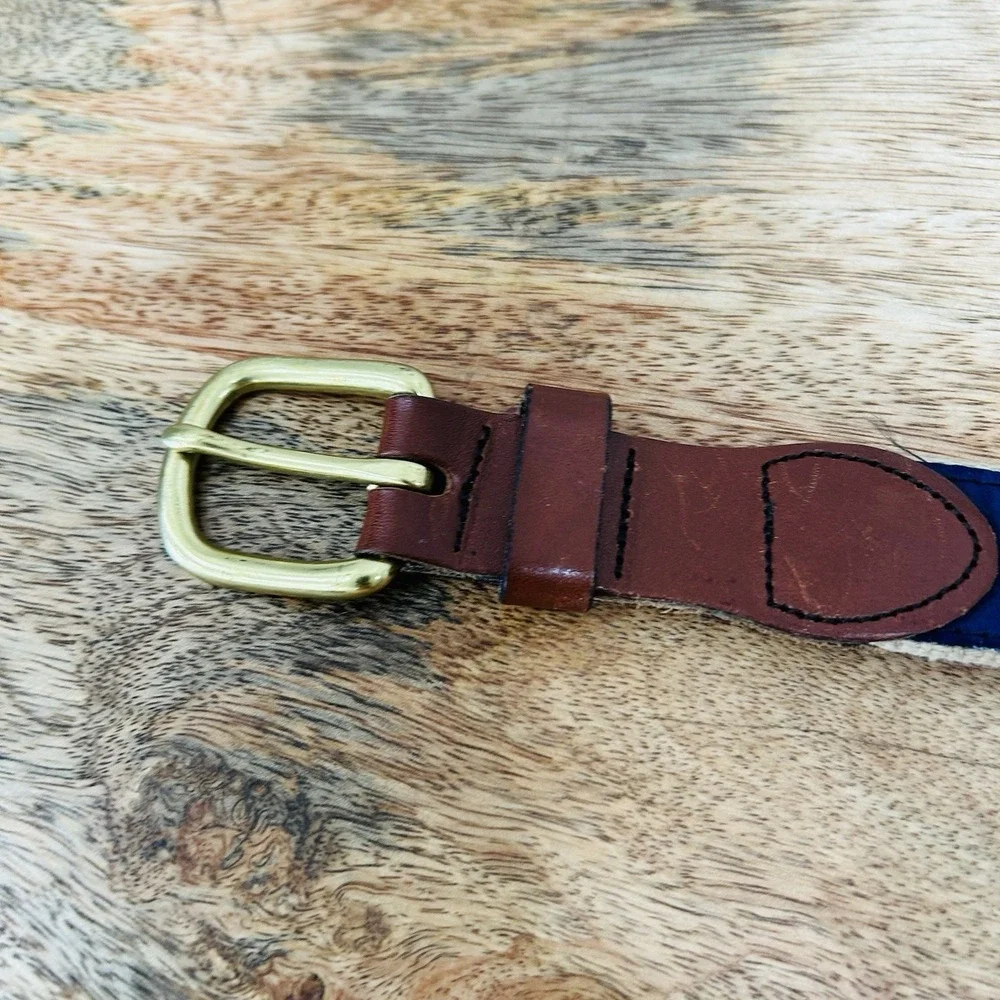 Leather Man LTD  Men's Westmoreland Country Club 1910 Ribbon Belt Size 40 Golf